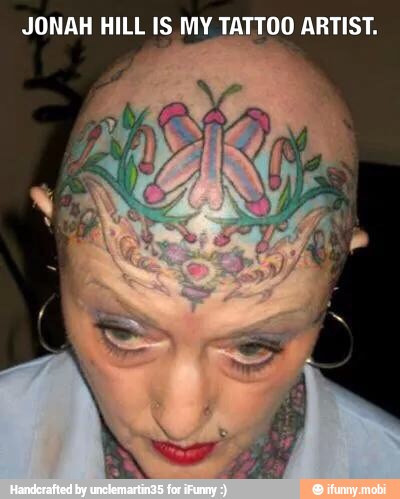 JONAH HILL IS MY TATTOO ARTIST.