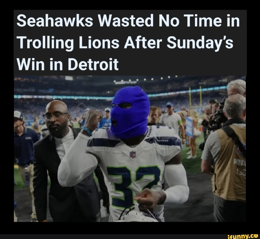 Seahawks Wasted No Time in Trolling Lions After Sunday's Win in