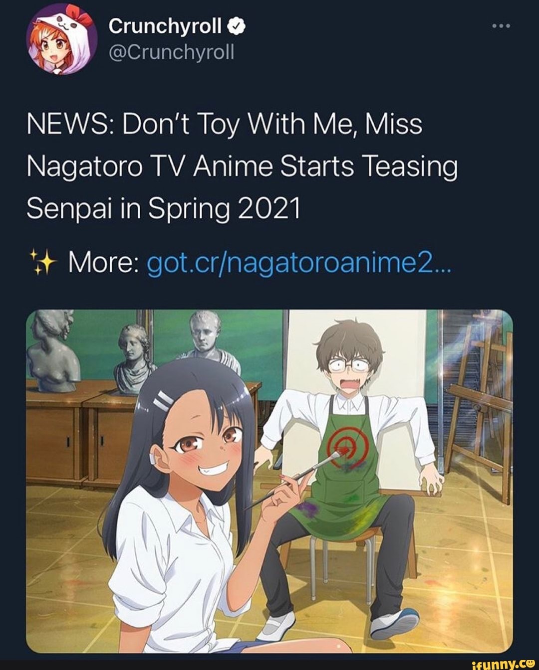 Don't Toy With Me, Miss Nagatoro Anime Gets Its Tease on Next Spring