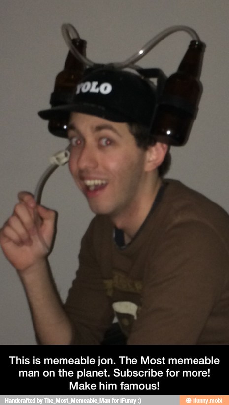 This is memeable jon. The Most memeable
man on the planet. Subscribe for more!
Make him famous! - This is memeable jon. The Most memeable man on the planet. Subscribe for more! Make him famous!