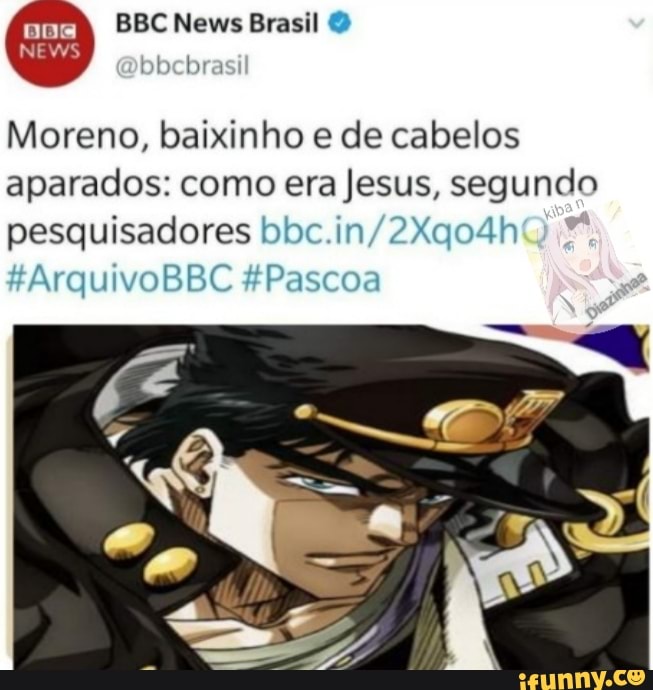 Moreno, baixinho e de cabelos
aparados: como era Jesus, segundo
#ArquivoBBC iscoa