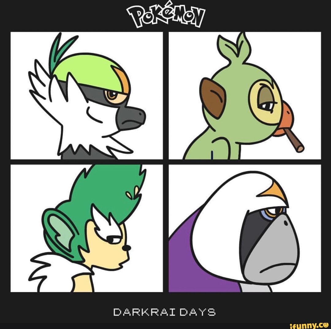 pokemonswordandshield, gorillaz, pokemon, nintendo, galar, grookey, parody, fanart, games