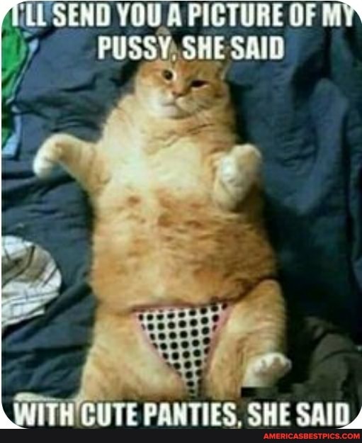 SEND YOU A PICTURE OF MY'
PUSSY SHE SAID
UTE PANTIES. SHE SAID,
