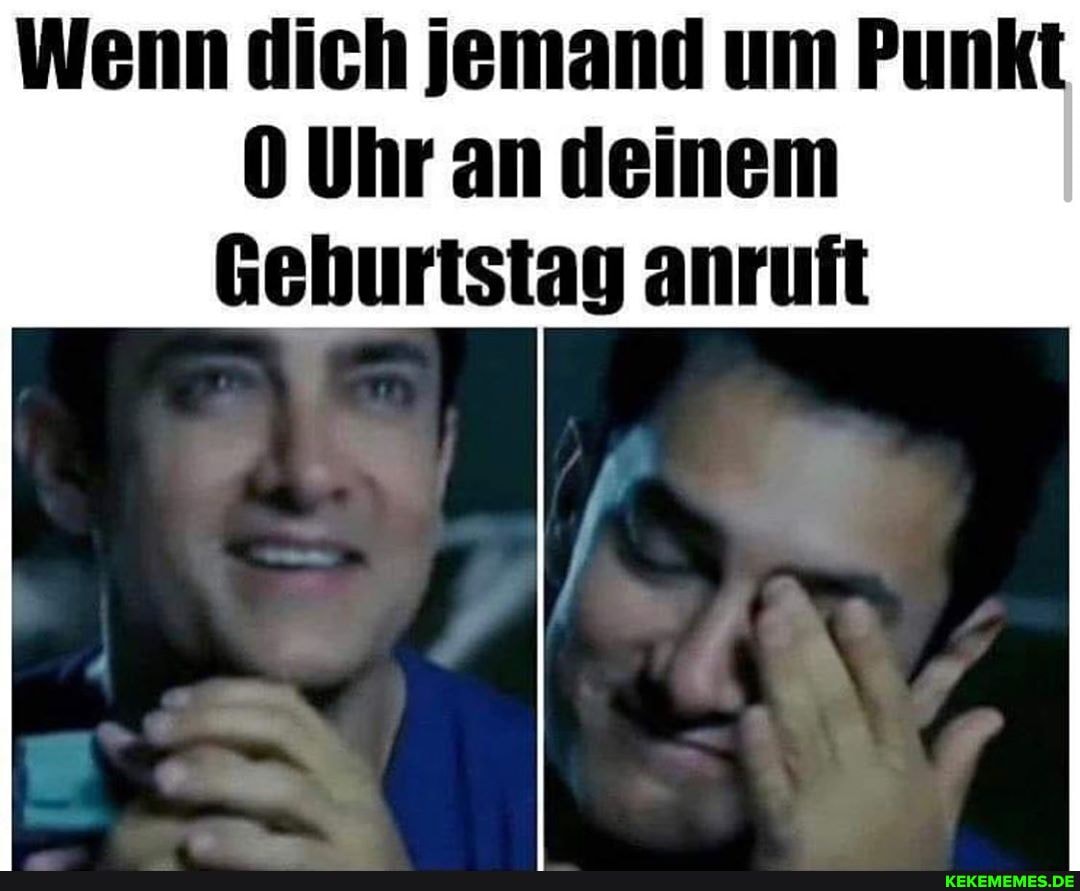 Wenn dich jemand um Punkt
Uhr an deinem
Geh anruft