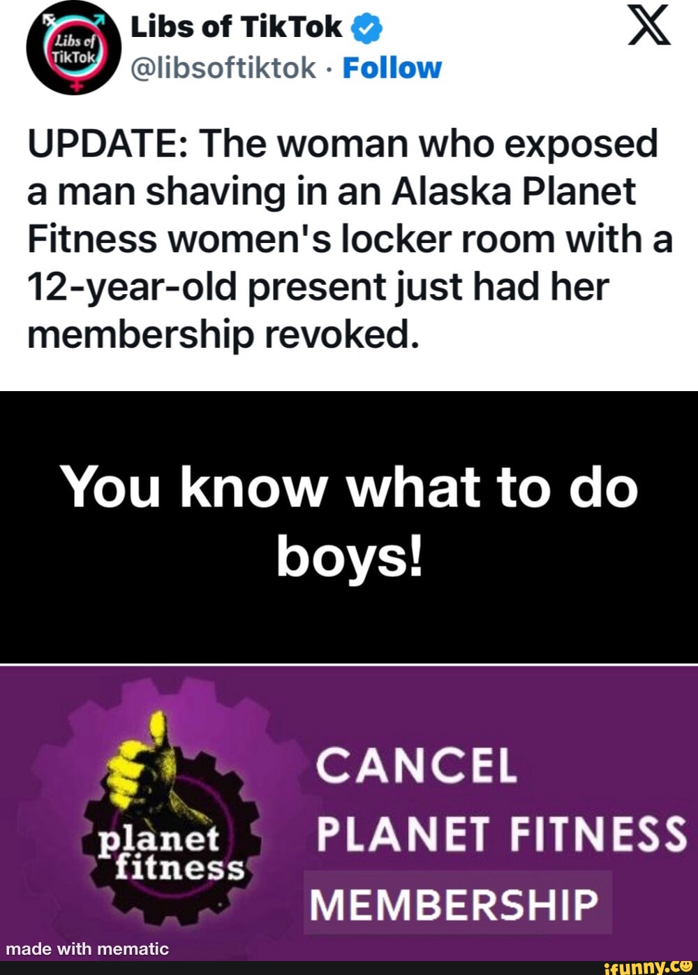 Of libsoftiktok Follow UPDATE The woman who exposed aman shaving in