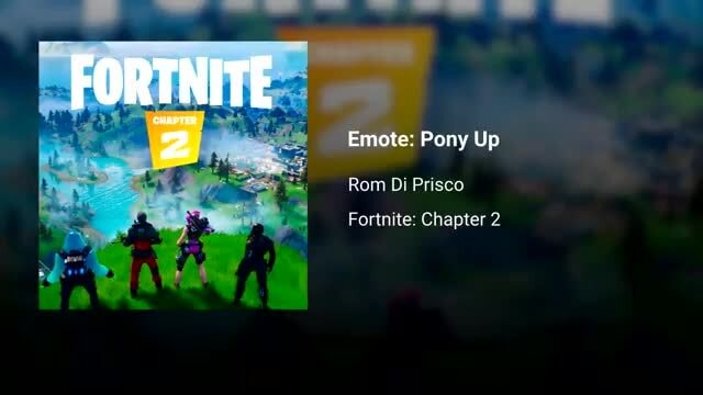 Emote Pony Up Fortnite Chapter 2