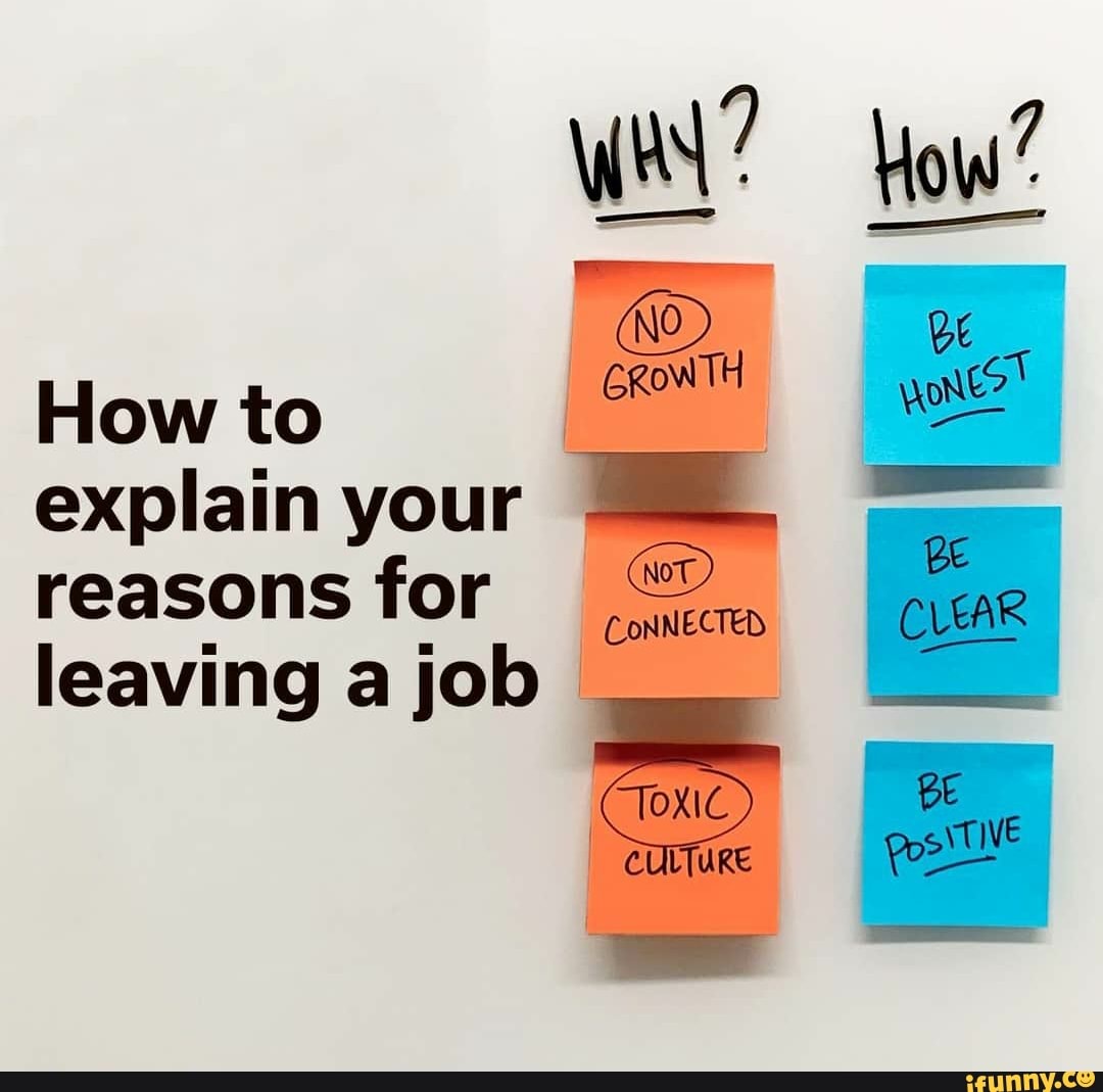 reason for leaving job application question