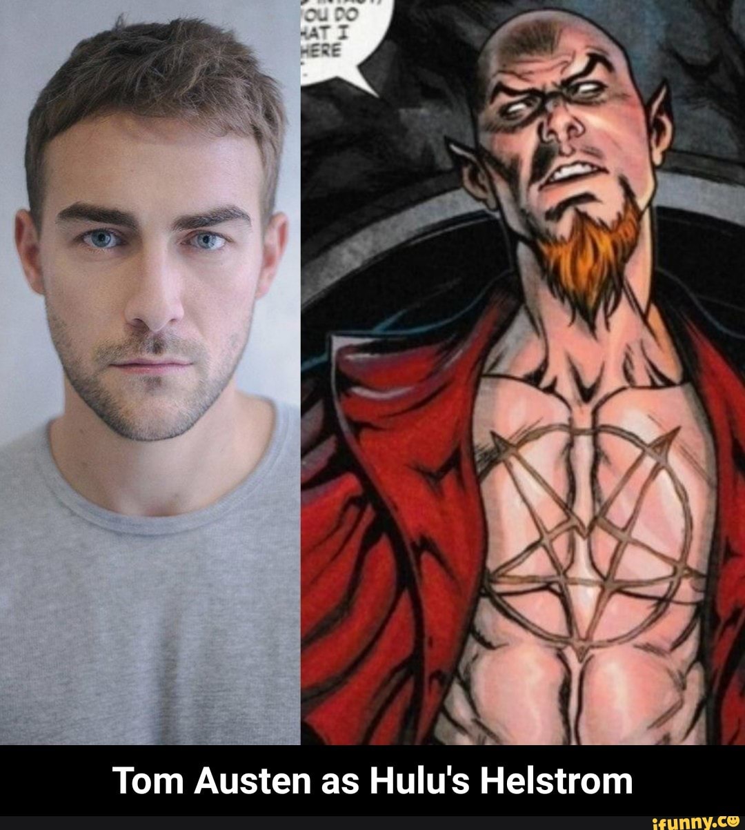Tom Austen as Hulu's Helstrom - Tom Austen as Hulu's Helstrom.