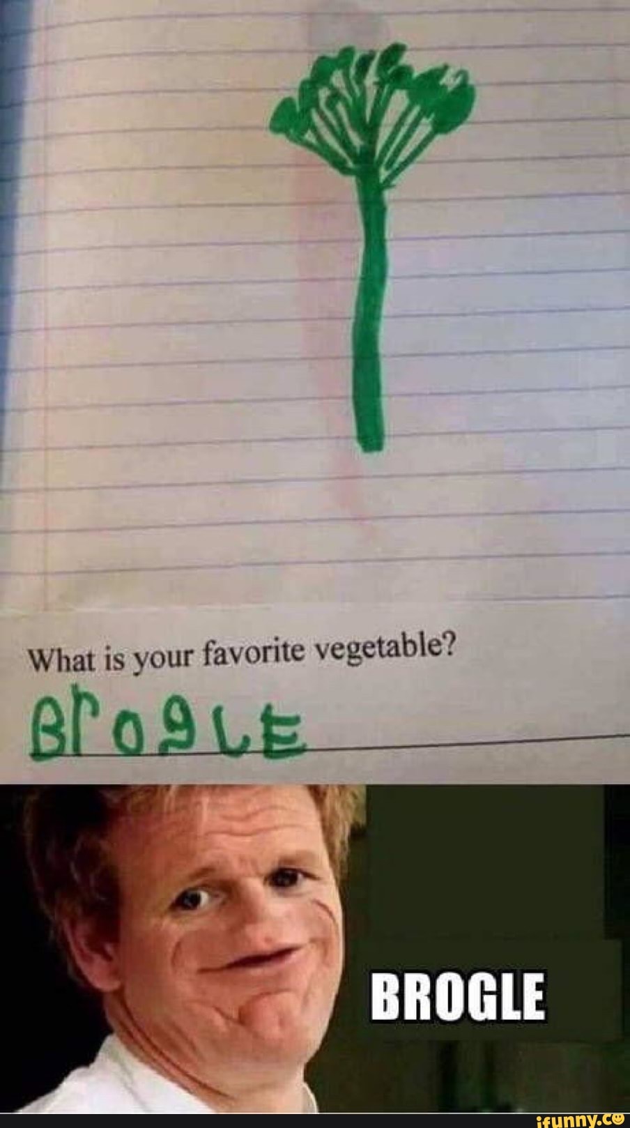 What is your favorite vegetable? iFunny