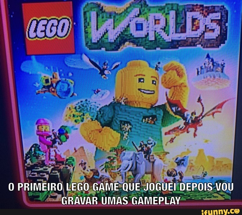 O PRIMEIRO LEGO GAME QUE JOGUEI DEPOIS VOU GRAVAR UMAS GAMEPLAY