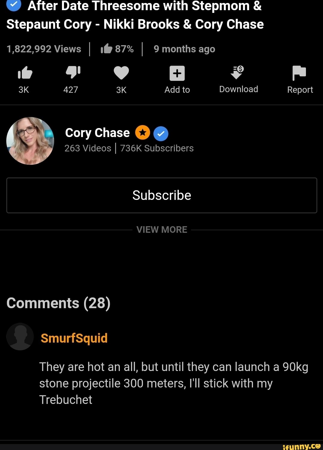 After Date Threesome With Stepmom Stepaunt Cory Nikki Brooks Cory 