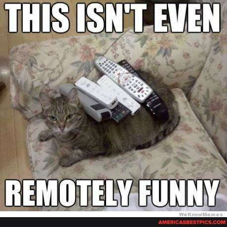 THIS ISN'T EVEN
REMOTELY FUNNY