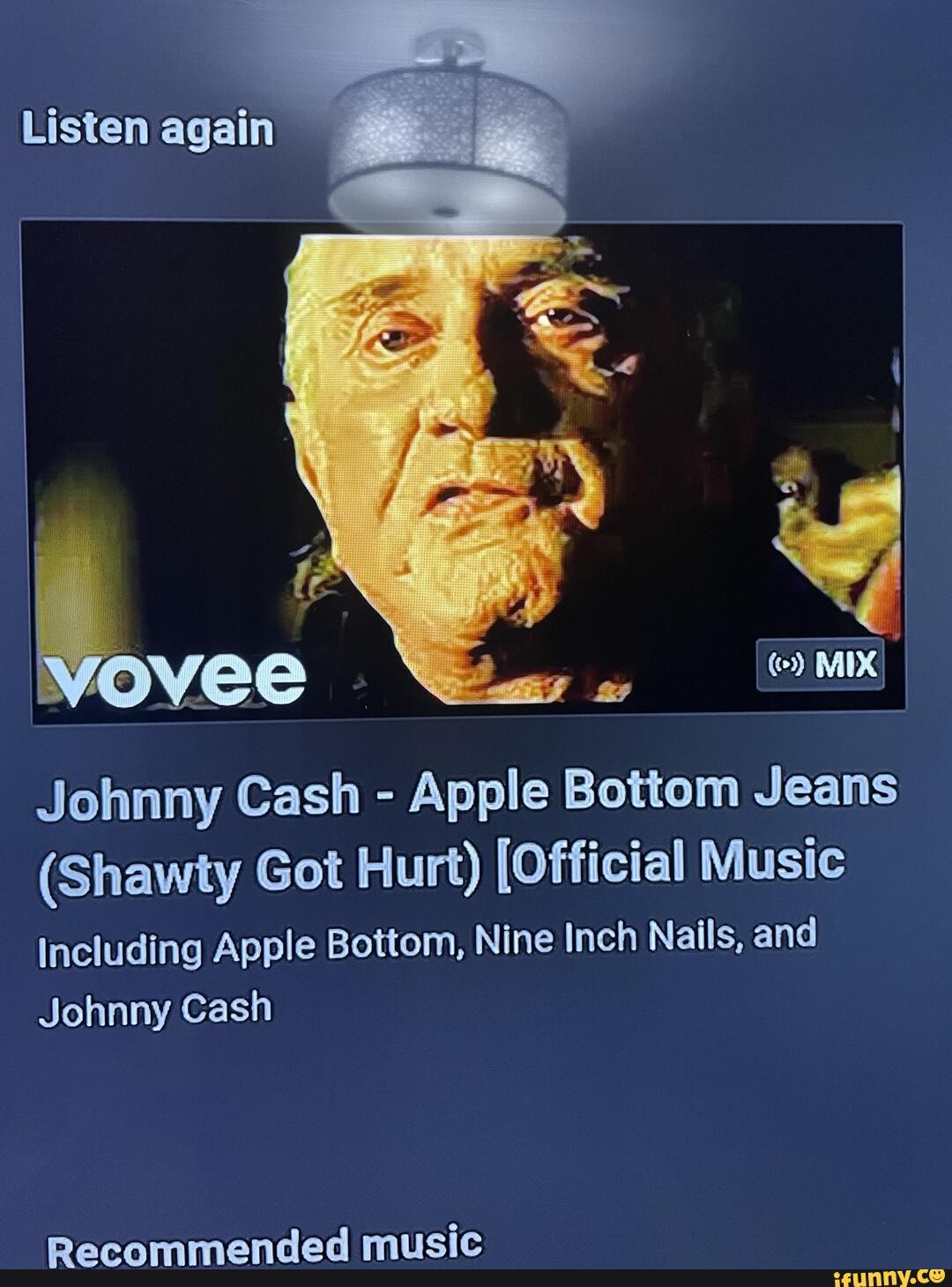 Listen again Johnny Cash - Apple Jeans (Shawty Hurt) [Official Music Including Apple Bottom, Nine Inch Nails, and Johnny Cash ndad - iFunny Brazil