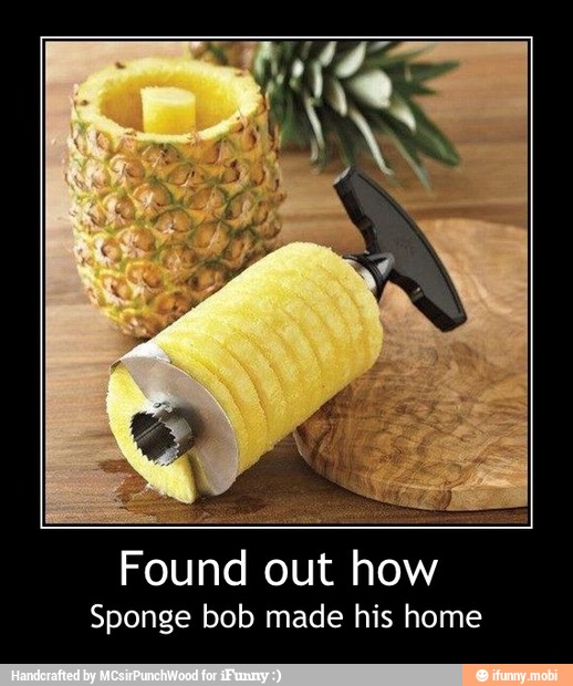 Found out how
Sponge bob made his home - Found out how
Sponge bob made his home