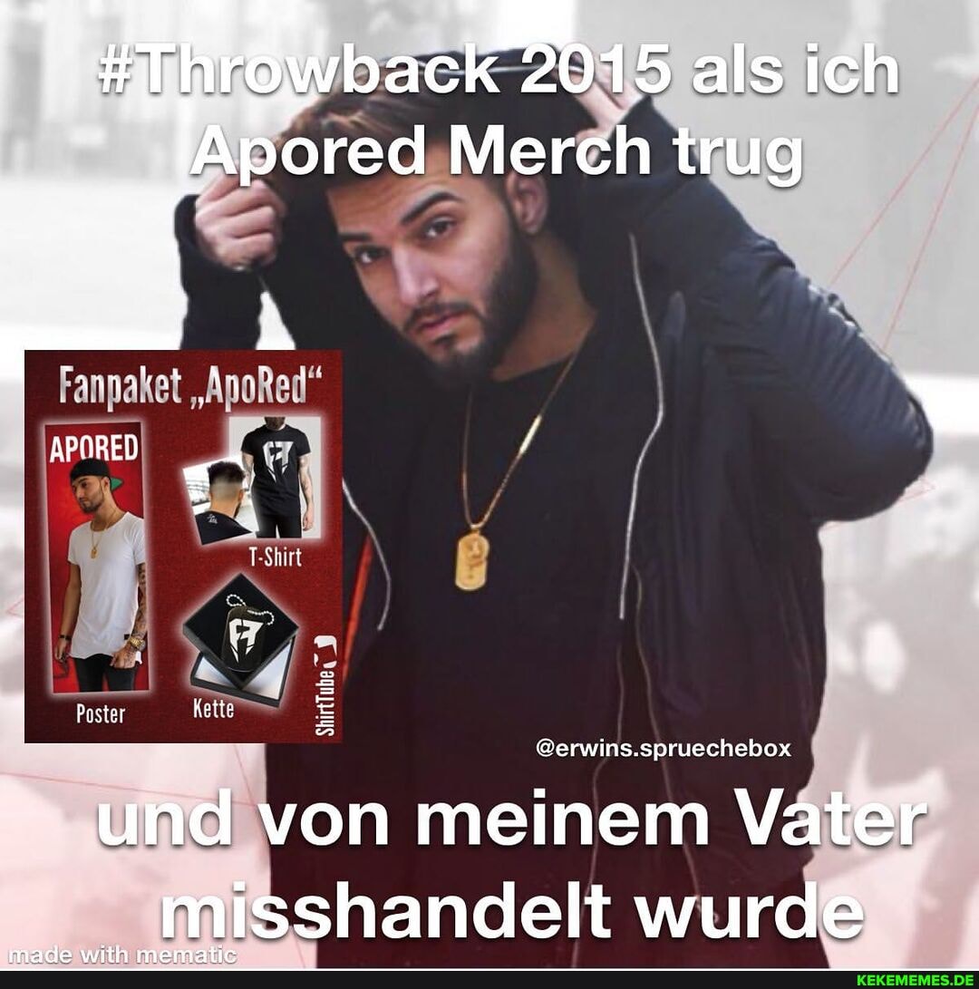 #Thröwback 2015 als ich lApored Merch trug Fan Fiite heit @erwins.spruechehox u