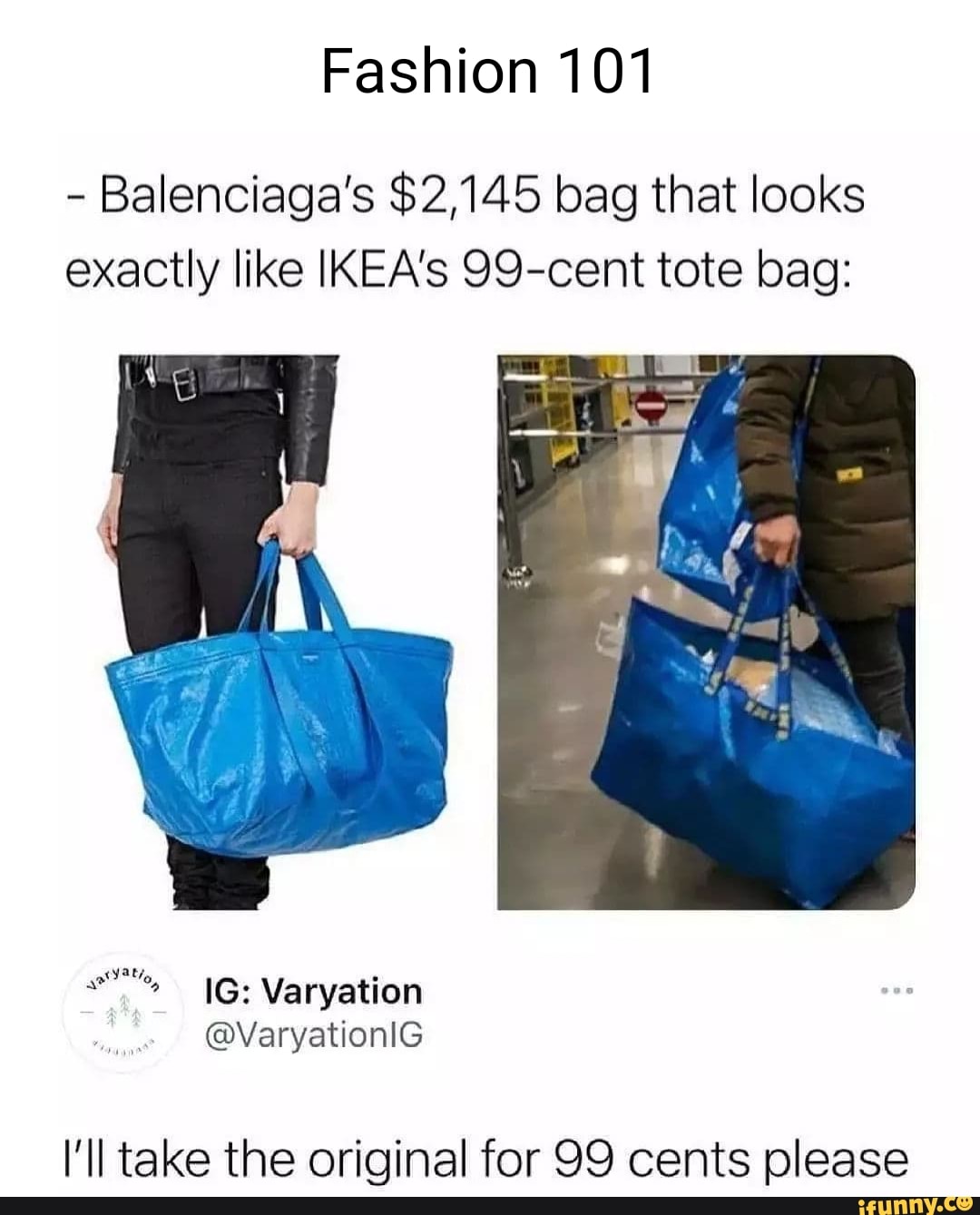 This Balenciaga Ikea Bag Lookalike Costs 2000 in 2018