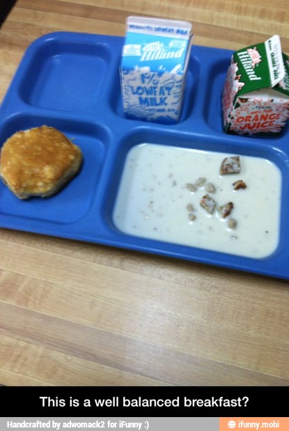 This is a well balanced breakfas' - This is a well balanced breakfast?