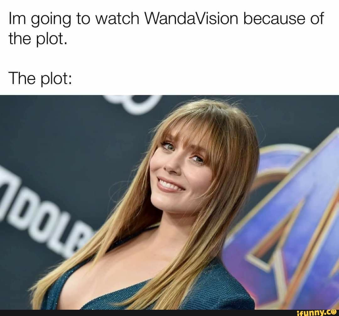Im going to watch WandaVision because of the plot.
The plot: