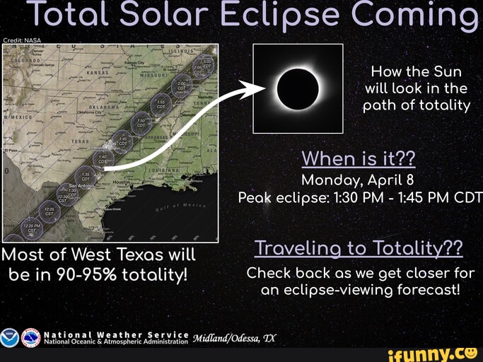 Total Solar Eclipse Coming How the Sun will look in the path of ...