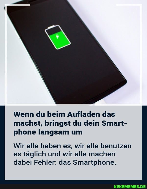 Wenn du beim Aufladen das machst, bringst du dein Smart- phone langsam um
Wir alle haben es, wir alle benutzen es täglich und wir alle machen dabei Fehler: das Smartphone.
