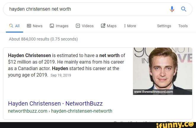 It S Never Too Late To Chase Your Dreams Hayden Christensen Net Worth Qall News G Images Videos Maps More Settings About 884 000 Results 0 75 Seconds Hayden Christensen Is Estimated To Have