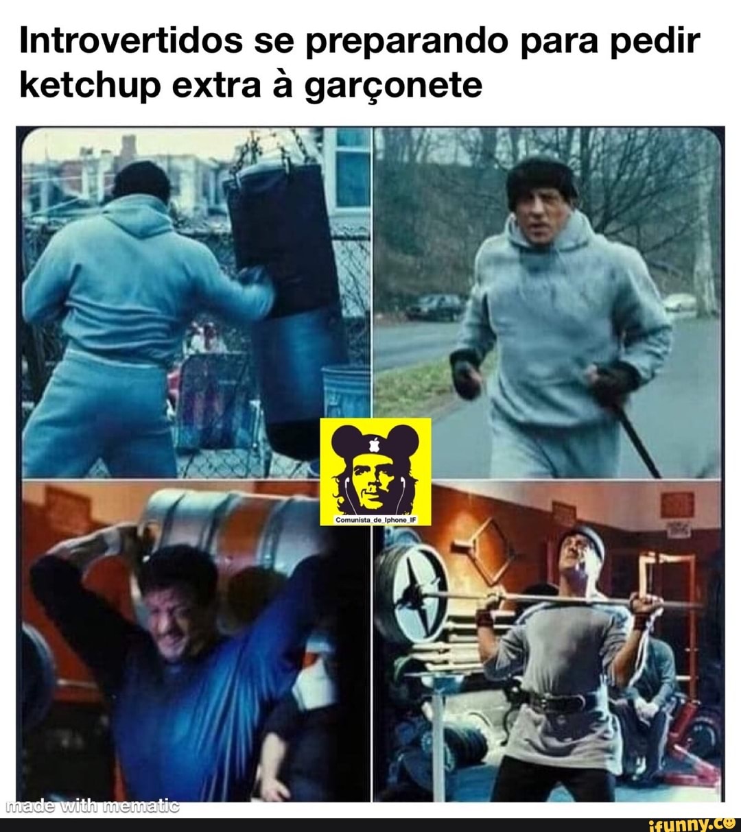 Introvertidos se preparando para pedir ketchup extra à garçonete