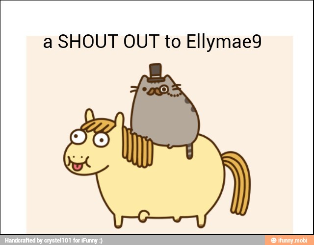 a SHOUT OUT to Ellymae9