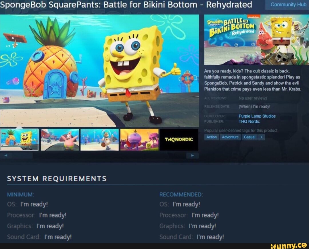 Squarepants battle for. Spongebob Squarepants:Battle of Bikini bottom rehydrated. Губка Боб метакритик. Spongebob Squarepants Battle for Bikini bottom rehydrated обложка. Стрим Spongebob Squarepants: Battle for Bikini bottom - rehydrated.