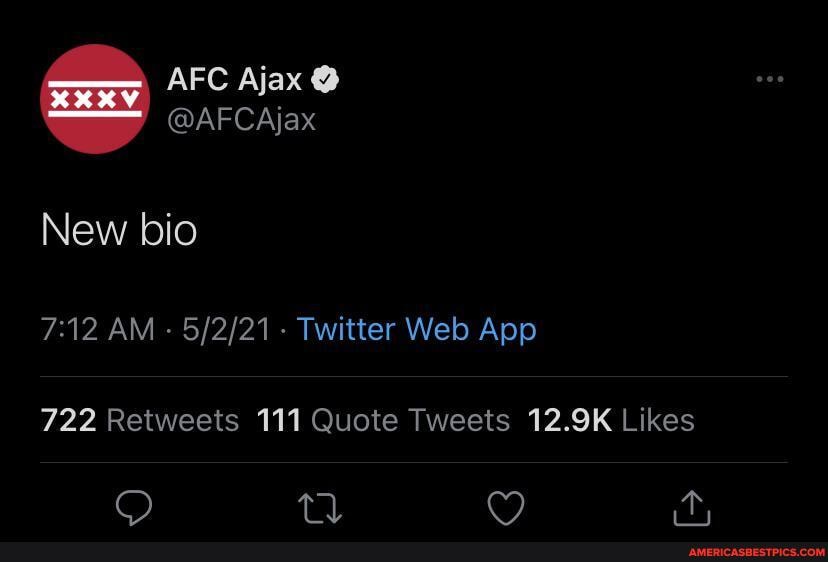 AFC Ajax
@AFCAjax
New bio
QO CD