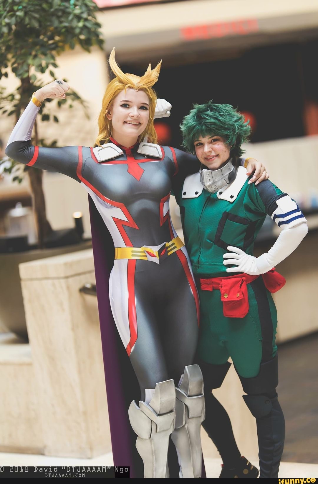 All Might: @gunplaladycosplay on IG Deku: @ryn.dex on IG Photo by