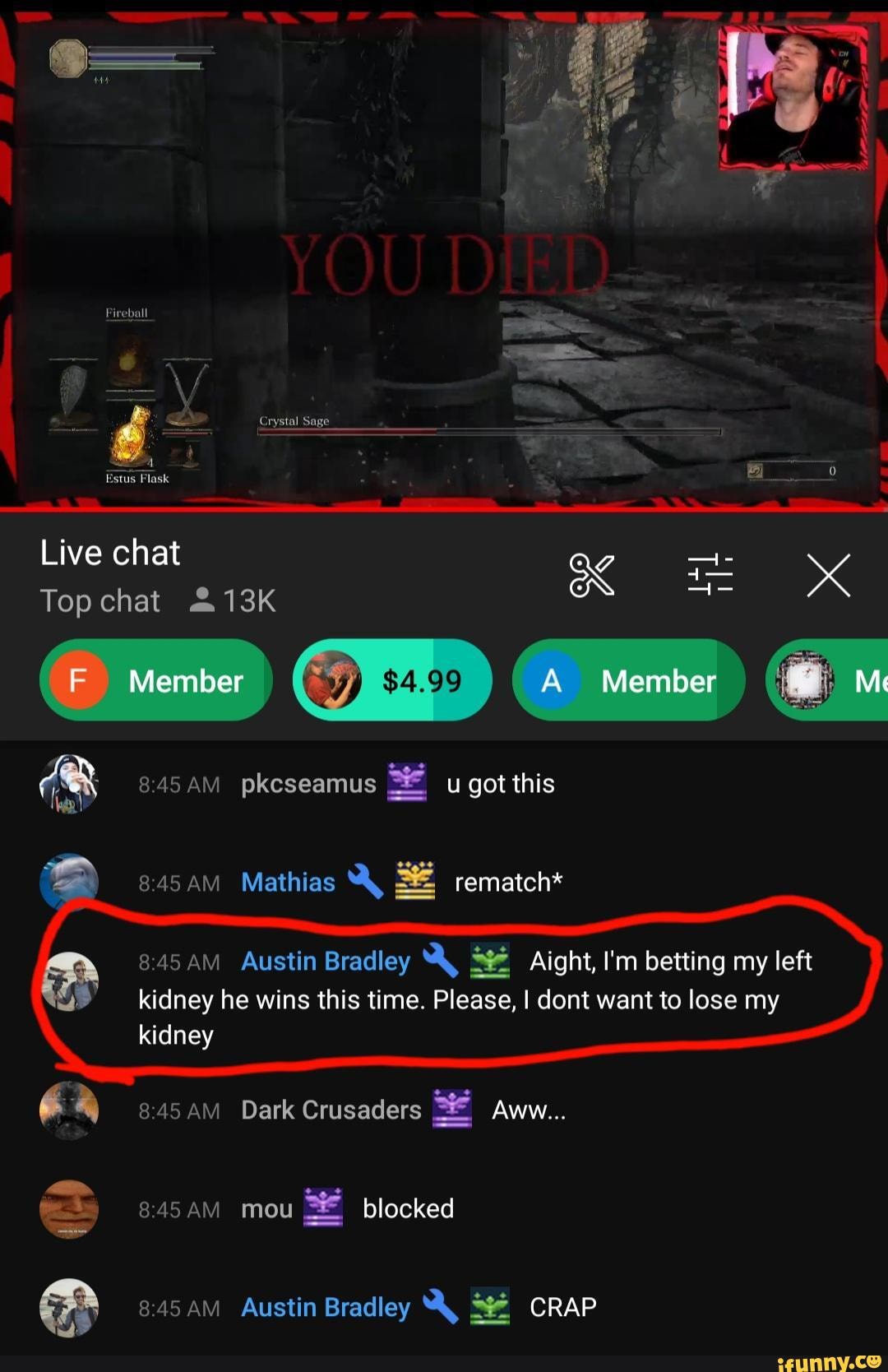 Fireball Crystal Sage Estus Live Chat Top Chat Member Ed F Am Pkcseamus Got This Member