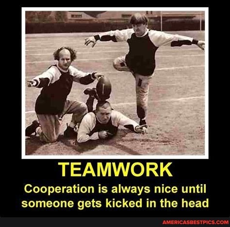 Teamwork Cooperation Is Always Nice Until Someone Gets Kicked In The Head America S Best Pics And Videos