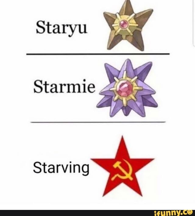 Staryu memes. Best of funny Staryu pictures on iFunny