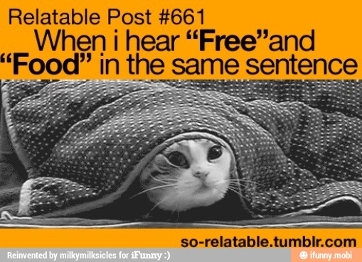 Relatable Post #661
When i i hear "Free"and
"in the same sentence