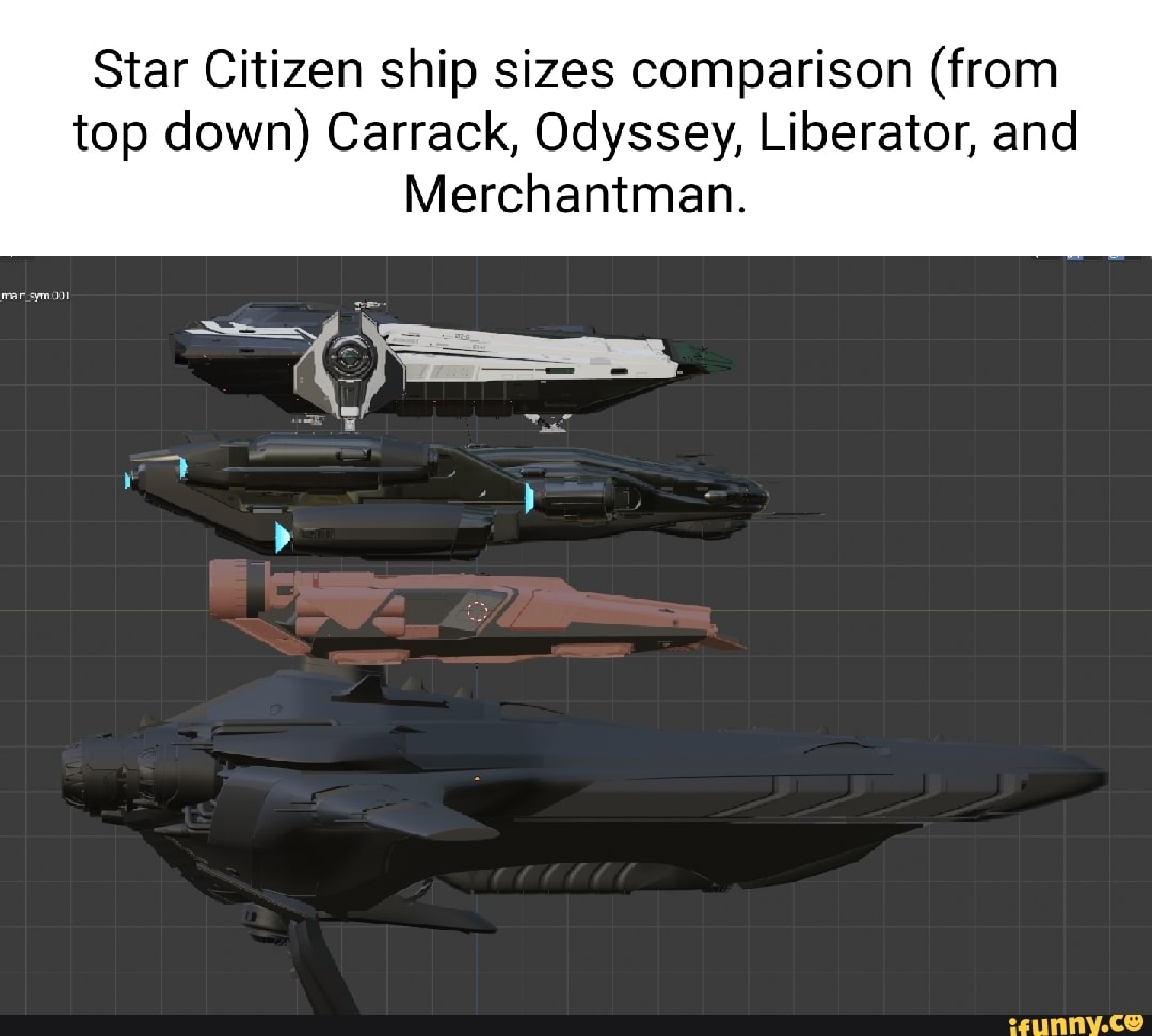star citizen ship size comparison