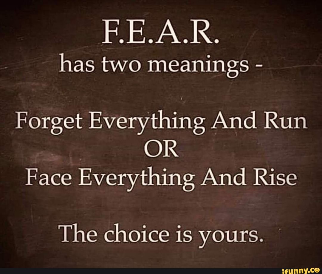 PESA:
has two meanings Forget Everything And Run
OR
Face Everything And Rise
The choice is yours.