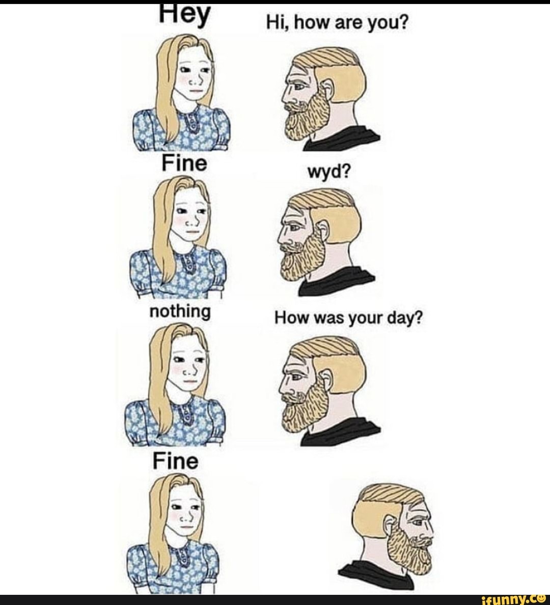 Hi, how are you?
nothing