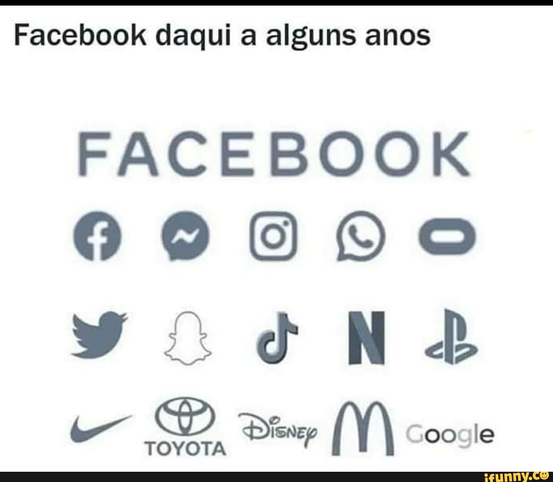 Facebook daqui a alguns anos
FACEBOOK