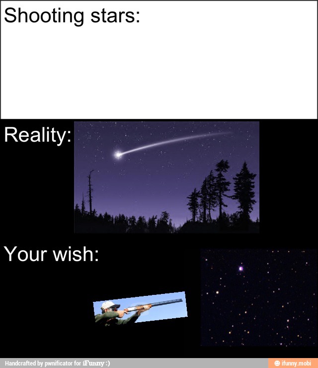 Shooting stars: