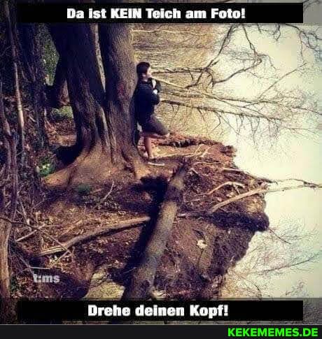 Da ist KEIN Teich am Fato!