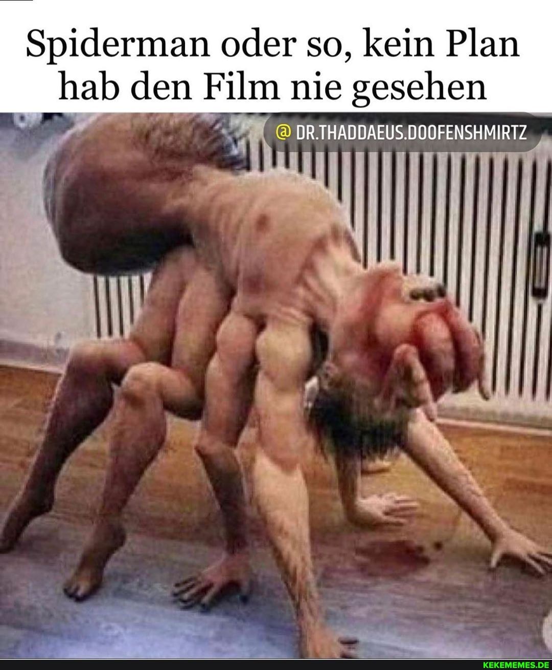 Spiderman oder so, kein Plan hab den Film nie gesehen
DRTHADDAEUS.DOOFENSHMIRTZ