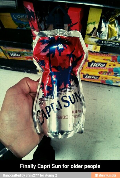 Finally Capri Sun for older people - Finally Capri Sun for older people