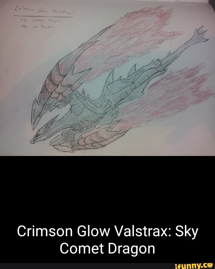 Crimson Glow Valstrax: Sky Comet Dragon - iFunny Brazil