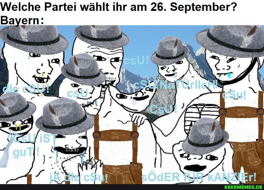 Welche Partei wählt ihr am 26. September?
Bayern: