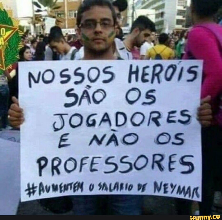 OGADORES NÃO OS
PROFESSORES
SALABIO DE NE