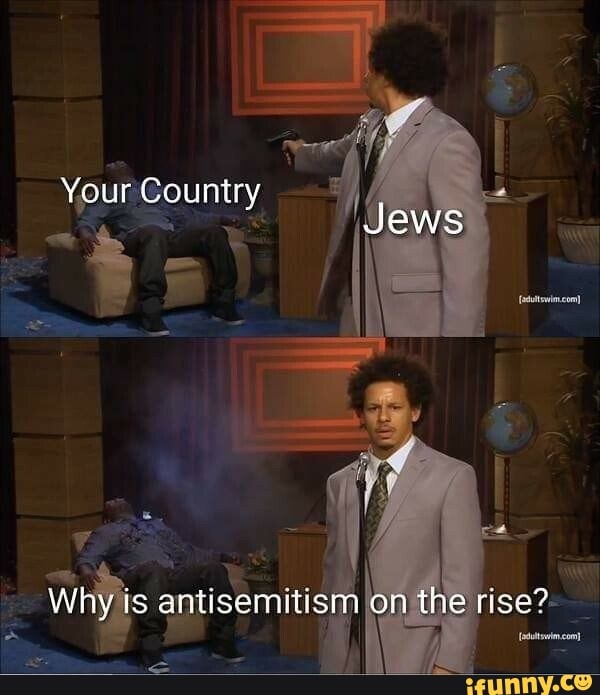 Your Country
Jews
Why is antiseraitism on the rise?