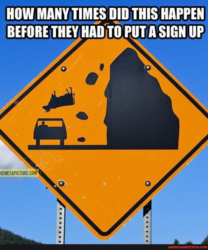 HOW MANY TIMES DID THIS HAPPEN BEFORE THEY HAD TO PUT A SIGN UP