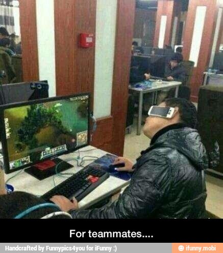 For teammates....
