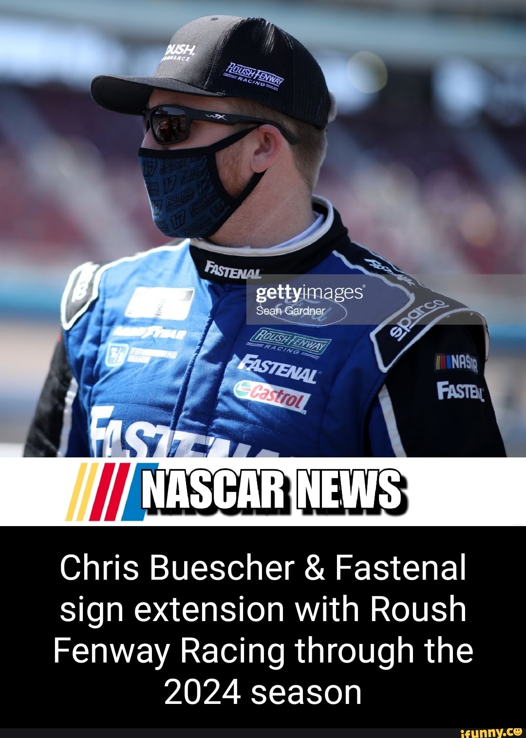 Chris Buescher & Fastenal sign extension with Roush Fenway Racing