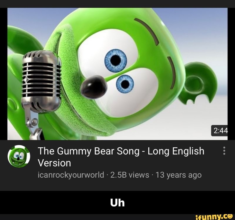 The Gummy Bear Song ( lyrics ) Long English Version 
